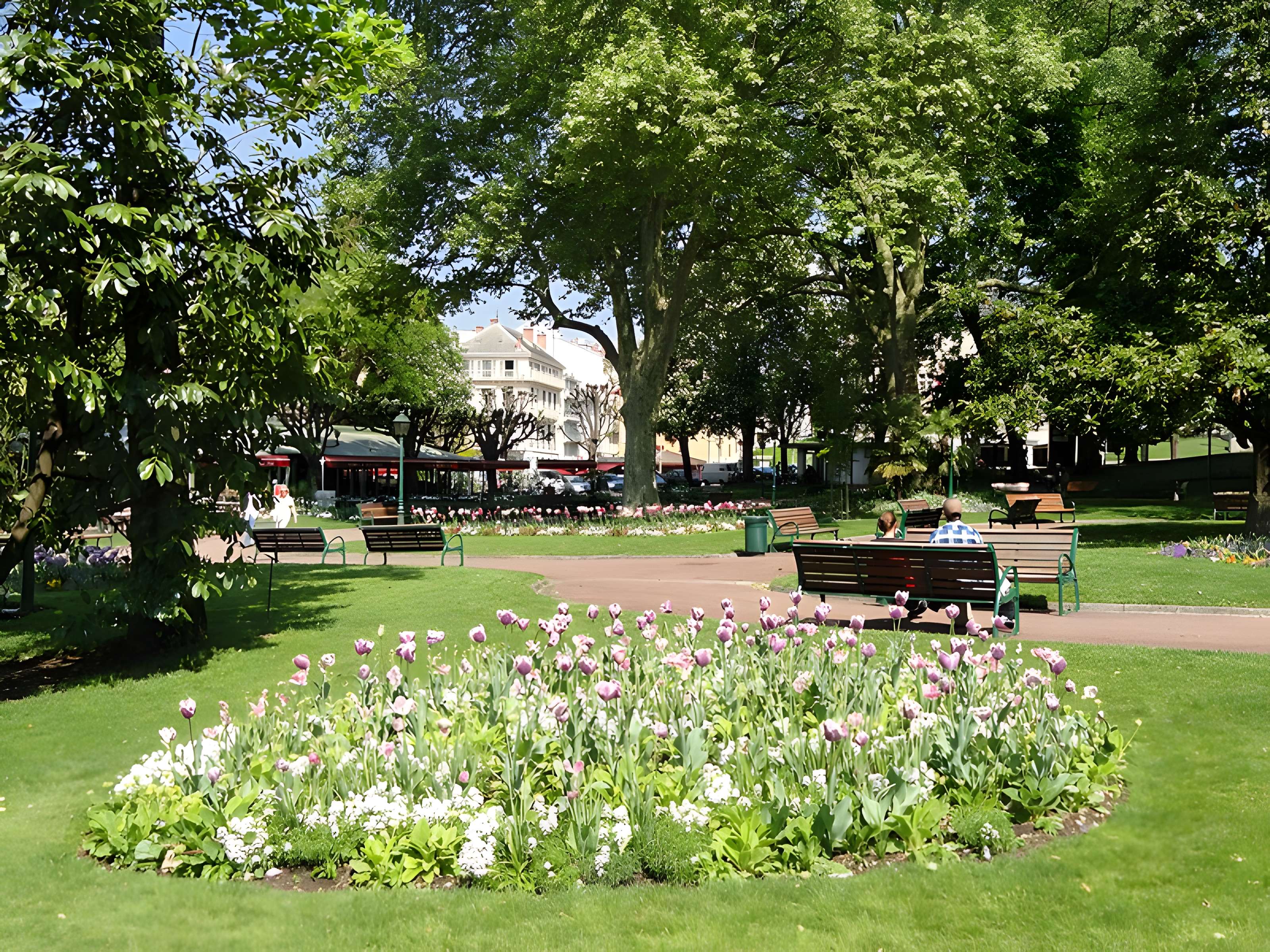 Parc floral des Thermes à Aix-les-Bains