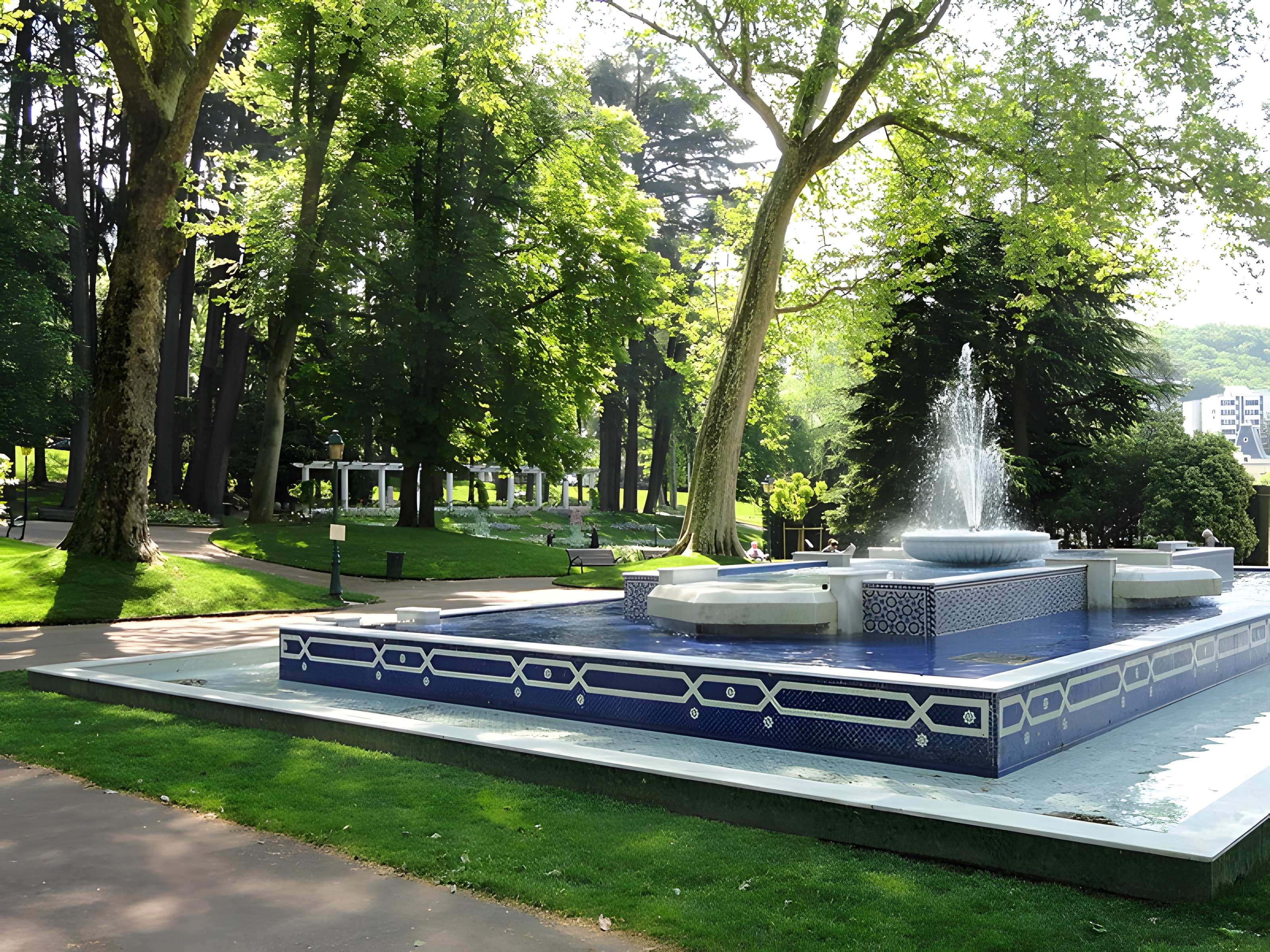 Parc floral des Thermes à Aix-les-Bains
