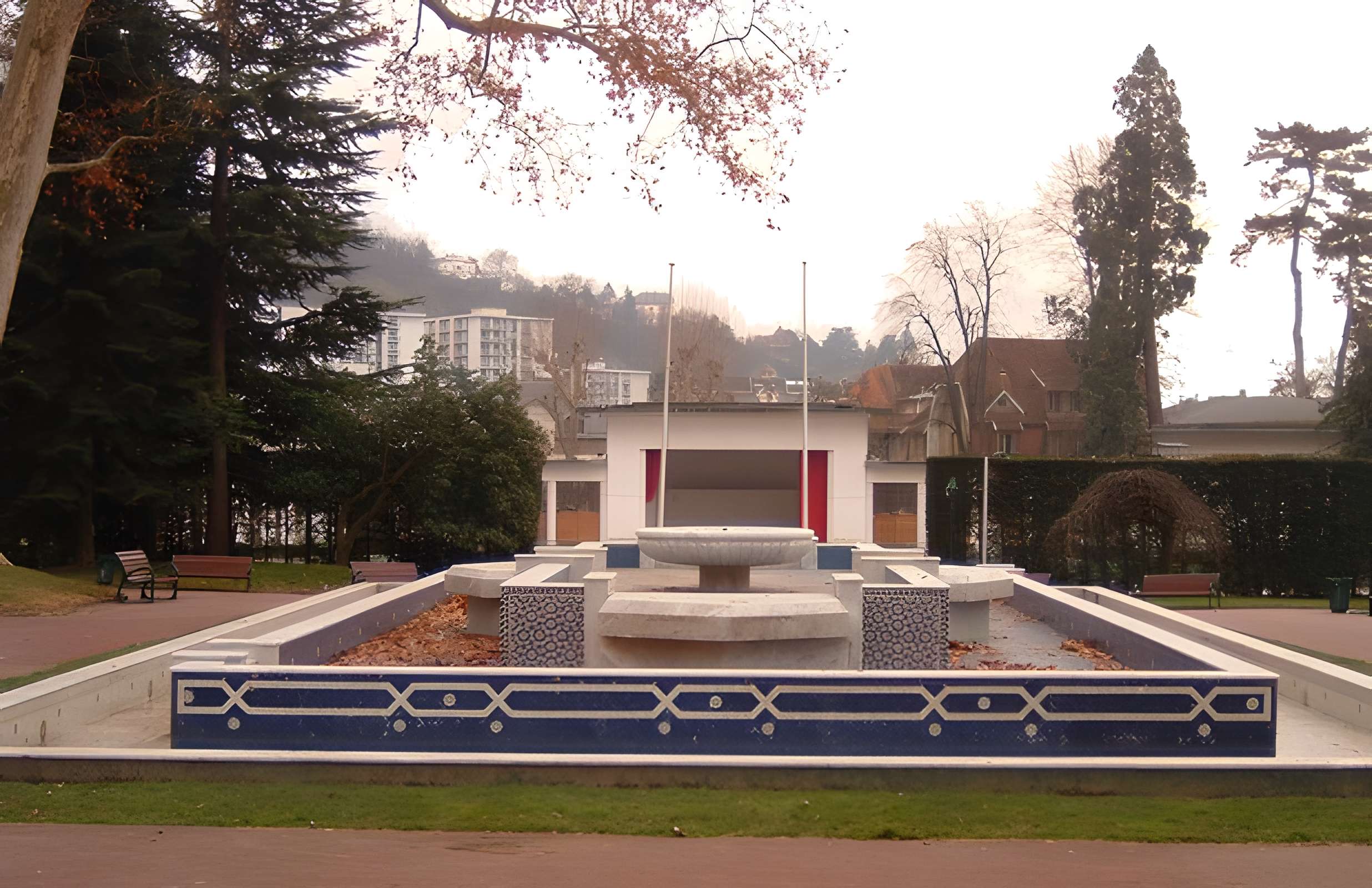 Parc floral des Thermes à Aix-les-Bains