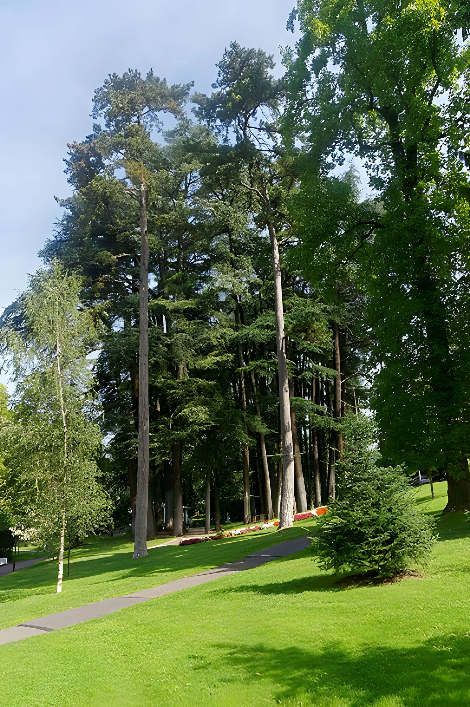 Parc floral des Thermes à Aix-les-Bains