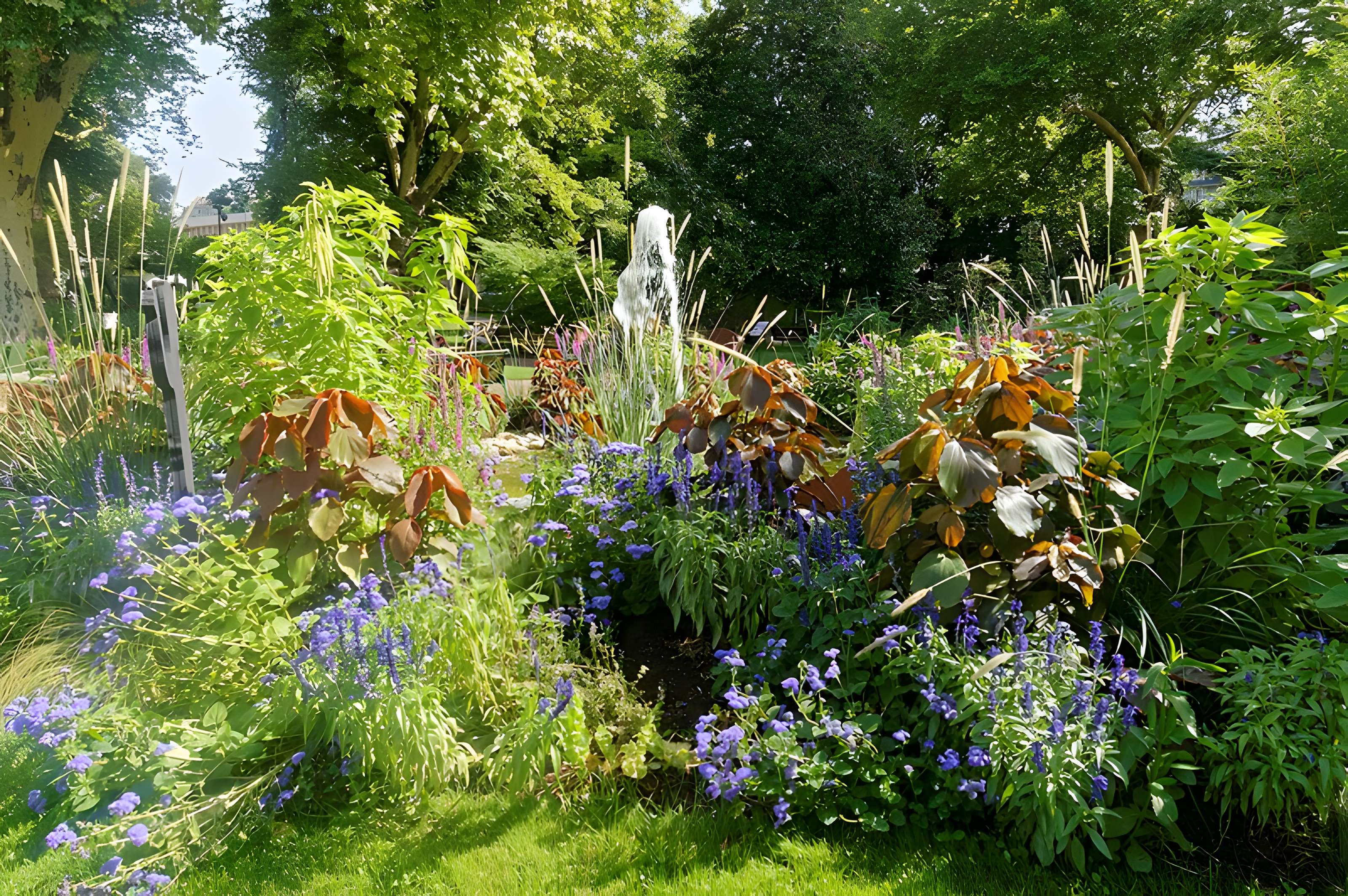 Parc floral des Thermes à Aix-les-Bains