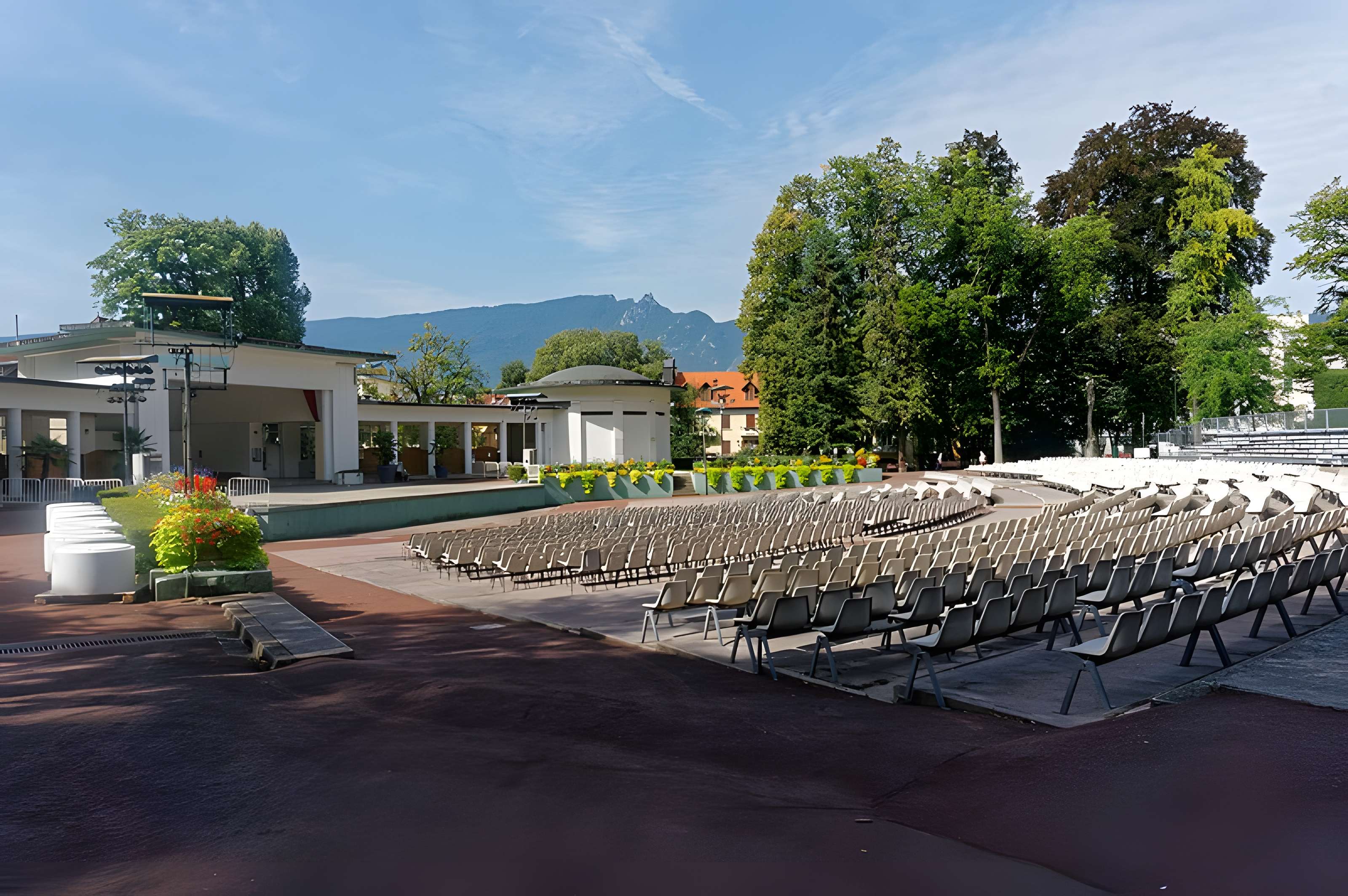 Parc floral des Thermes à Aix-les-Bains