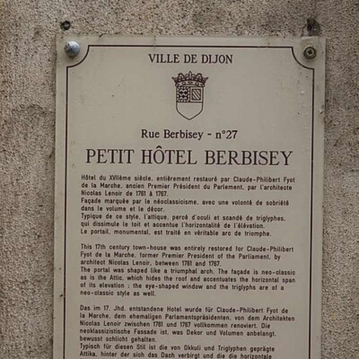 Photo de Petit hôtel Berbisey à Dijon