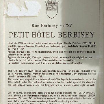 Petit hôtel Berbisey à Dijon