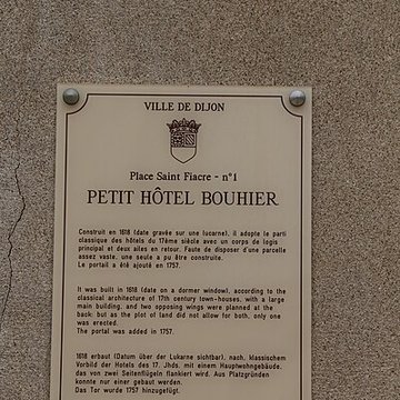 Petit hôtel Bouhier à Dijon