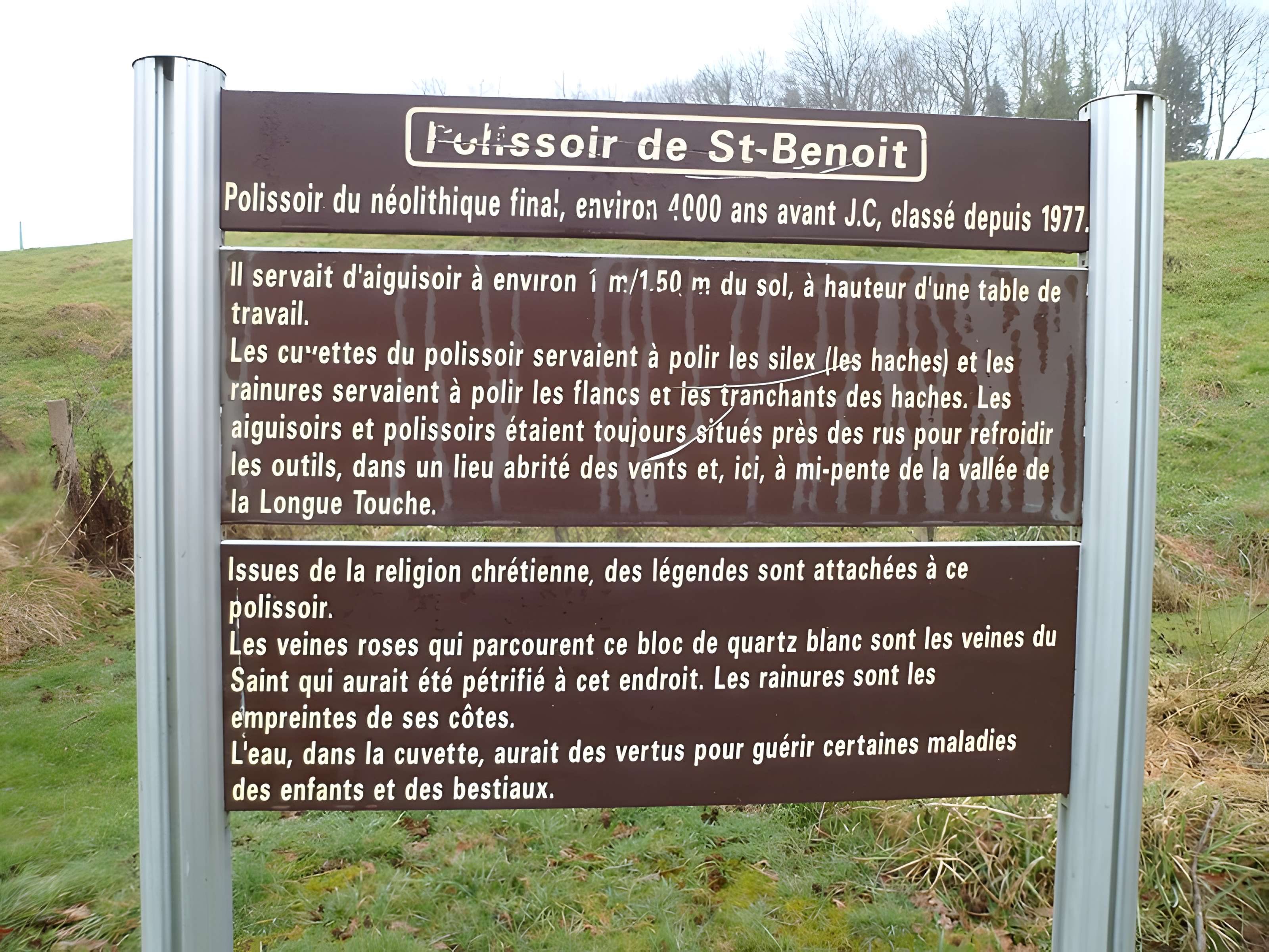 Pierre Saint-Benoit à Saint-James