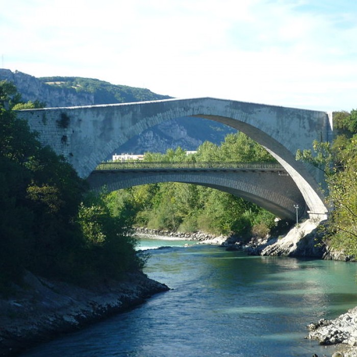 Photo de Vieux pont sur le Drac également sur commune de Claix