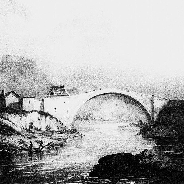 Photo de Vieux pont sur le Drac également sur commune de Claix