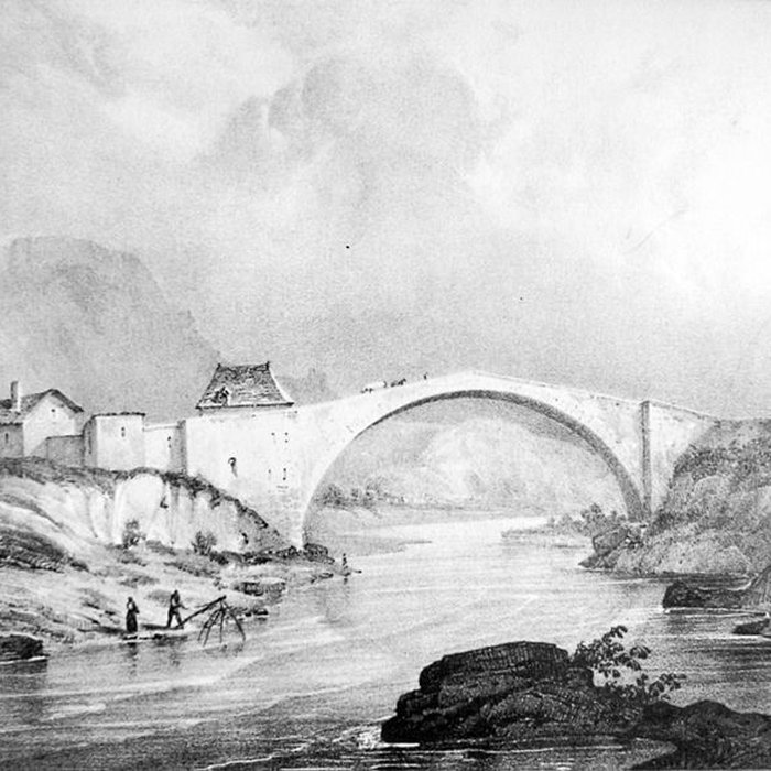 Photo de Vieux pont sur le Drac également sur commune de Claix