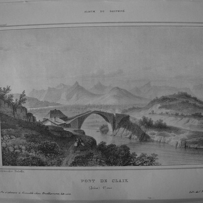 Photo de Vieux pont sur le Drac également sur commune de Claix