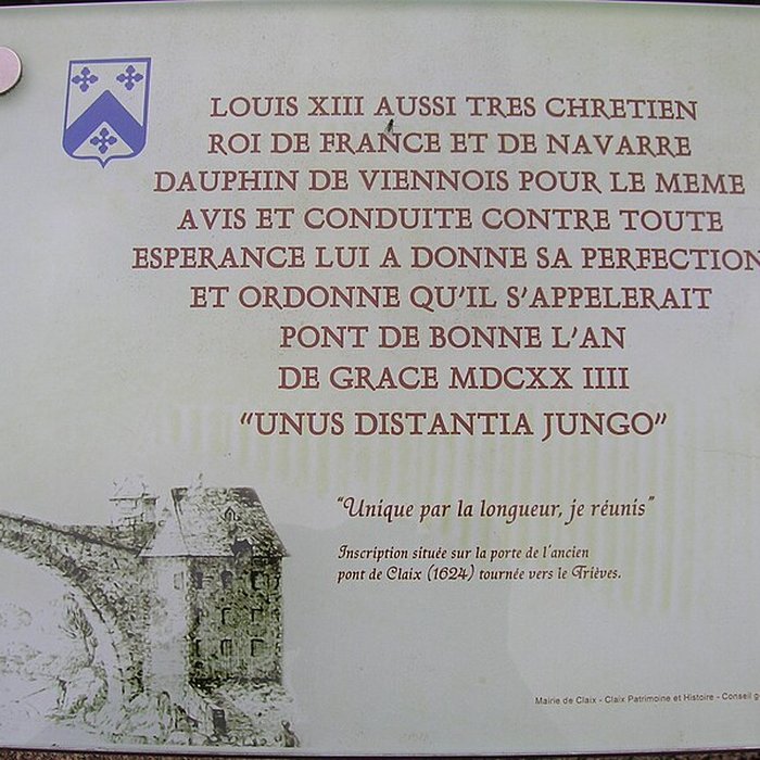 Photo de Vieux pont sur le Drac également sur commune de Claix