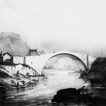 Pont Lesdiguières sur le Drac à Claix