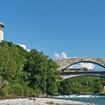 Pont Lesdiguières sur le Drac à Claix