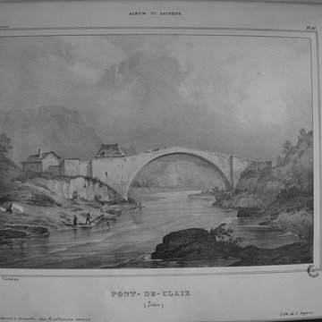Pont Lesdiguières sur le Drac à Claix