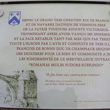 Pont Lesdiguières sur le Drac à Claix