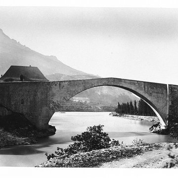 Pont Lesdiguières sur le Drac à Claix