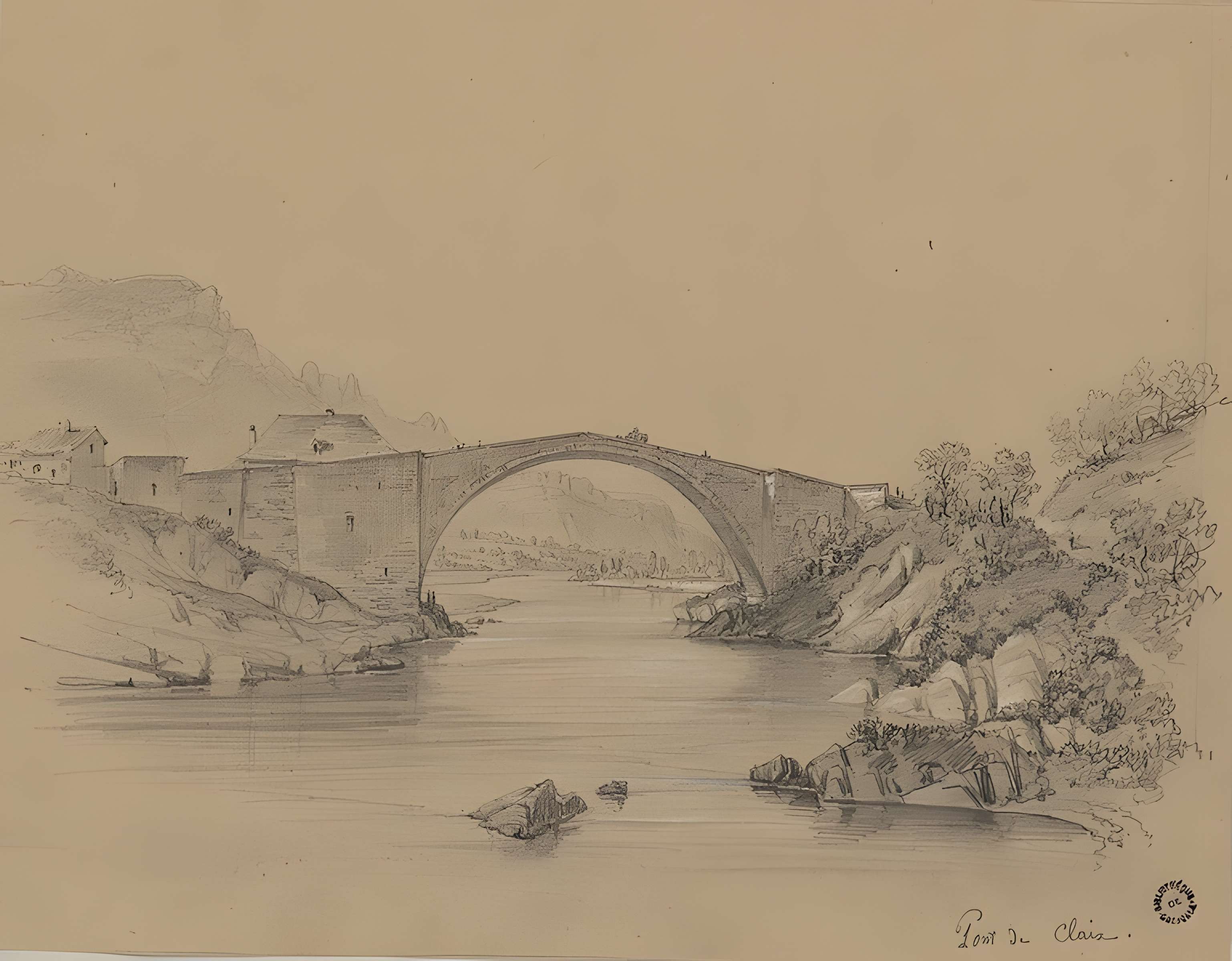 Pont Lesdiguières sur le Drac à Claix