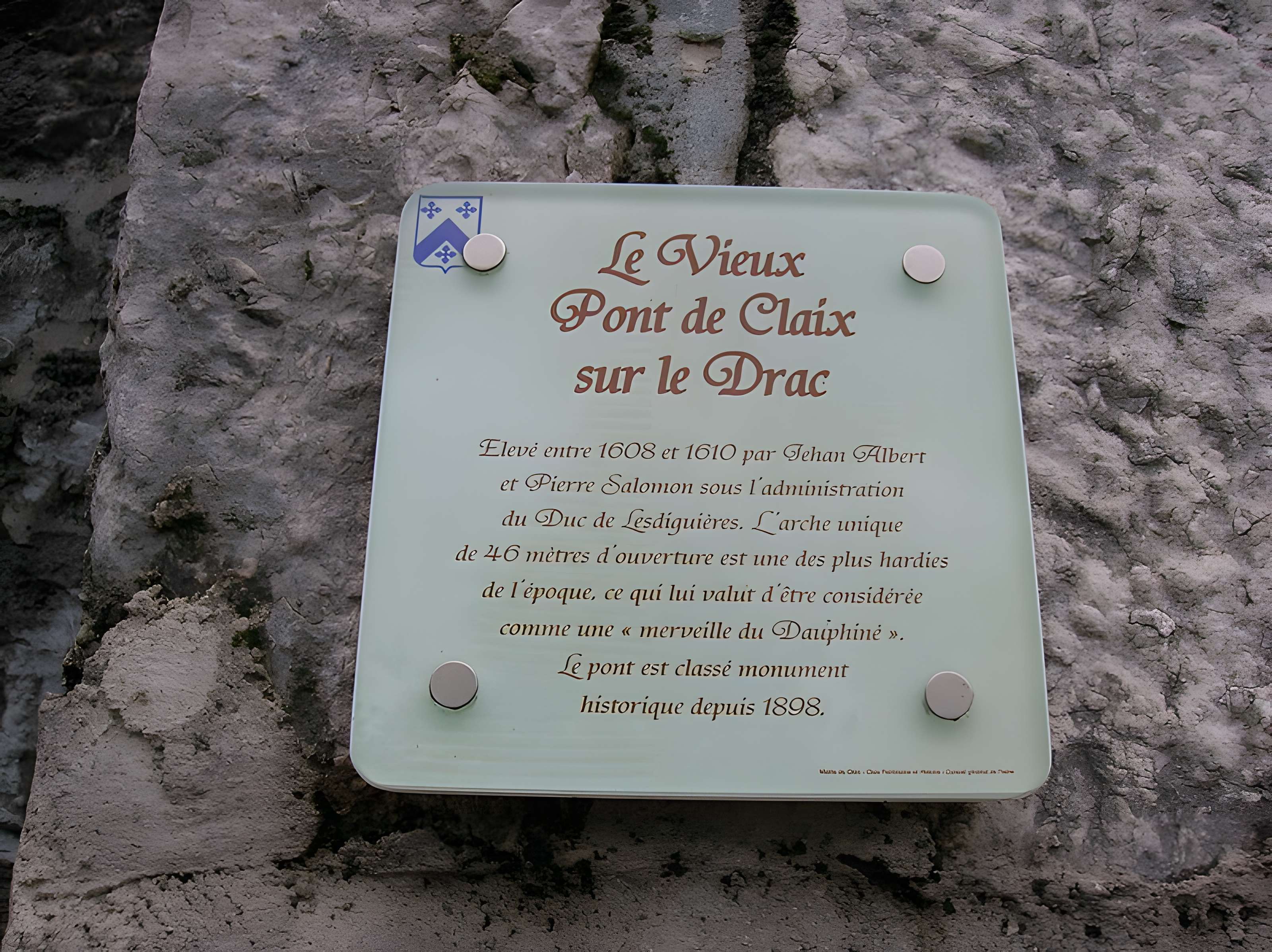 Pont Lesdiguières sur le Drac à Claix