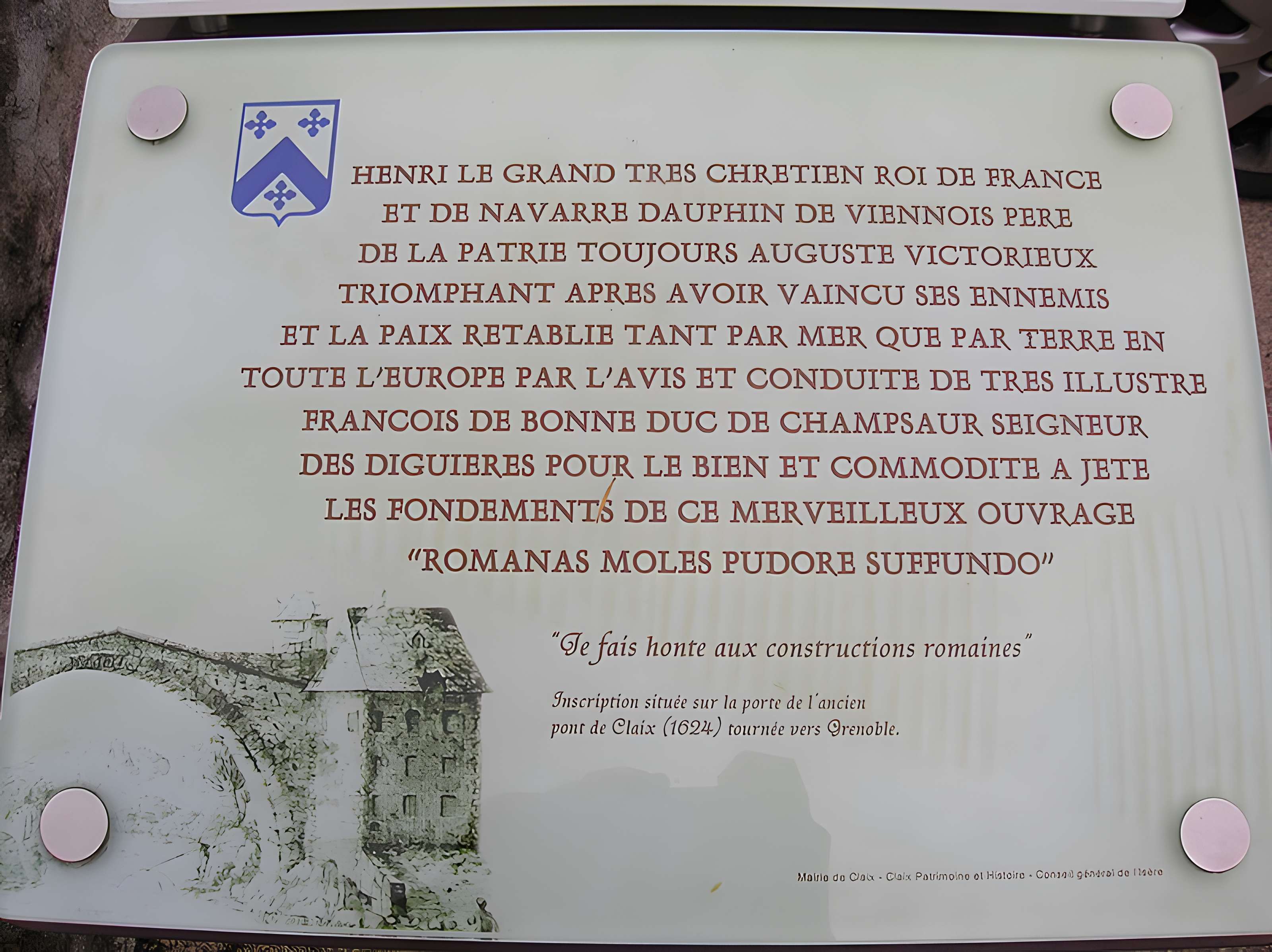 Pont Lesdiguières sur le Drac à Claix