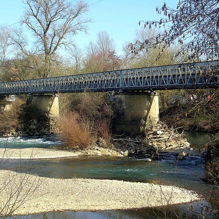 Photo de Pont métallique sur lAdour de Cazères-sur-lAdour