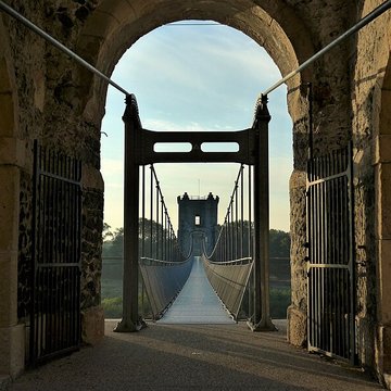 Pont sur le Rhône de Rochemaure