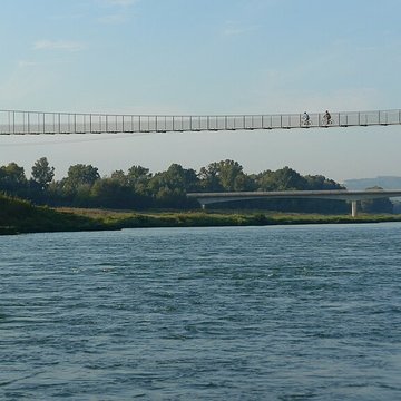 Pont sur le Rhône de Rochemaure