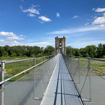 Pont sur le Rhône de Rochemaure