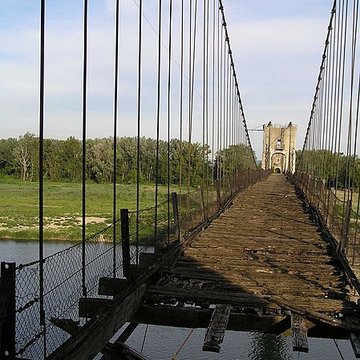 Pont sur le Rhône de Rochemaure