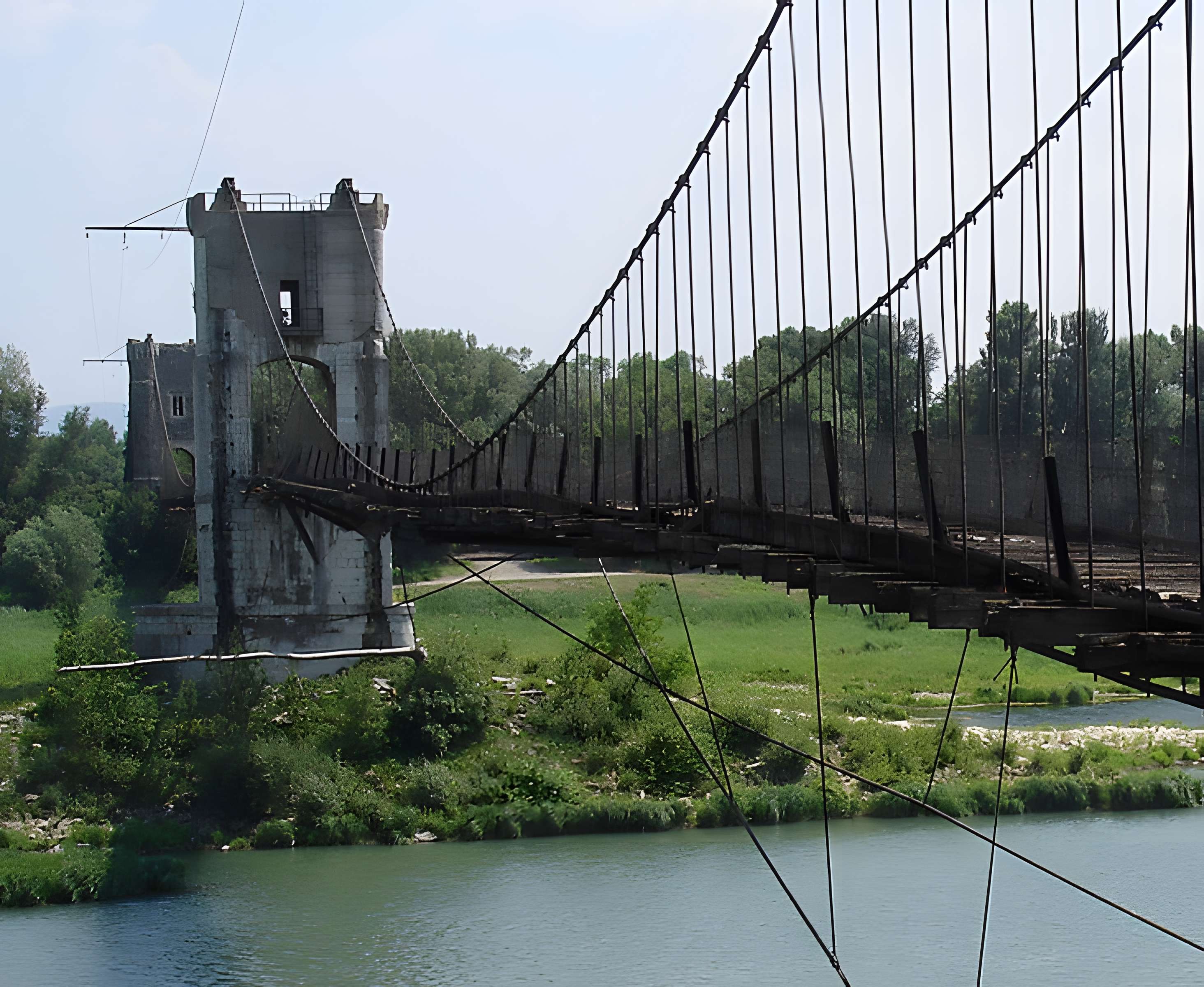 Pont sur le Rhône de Rochemaure