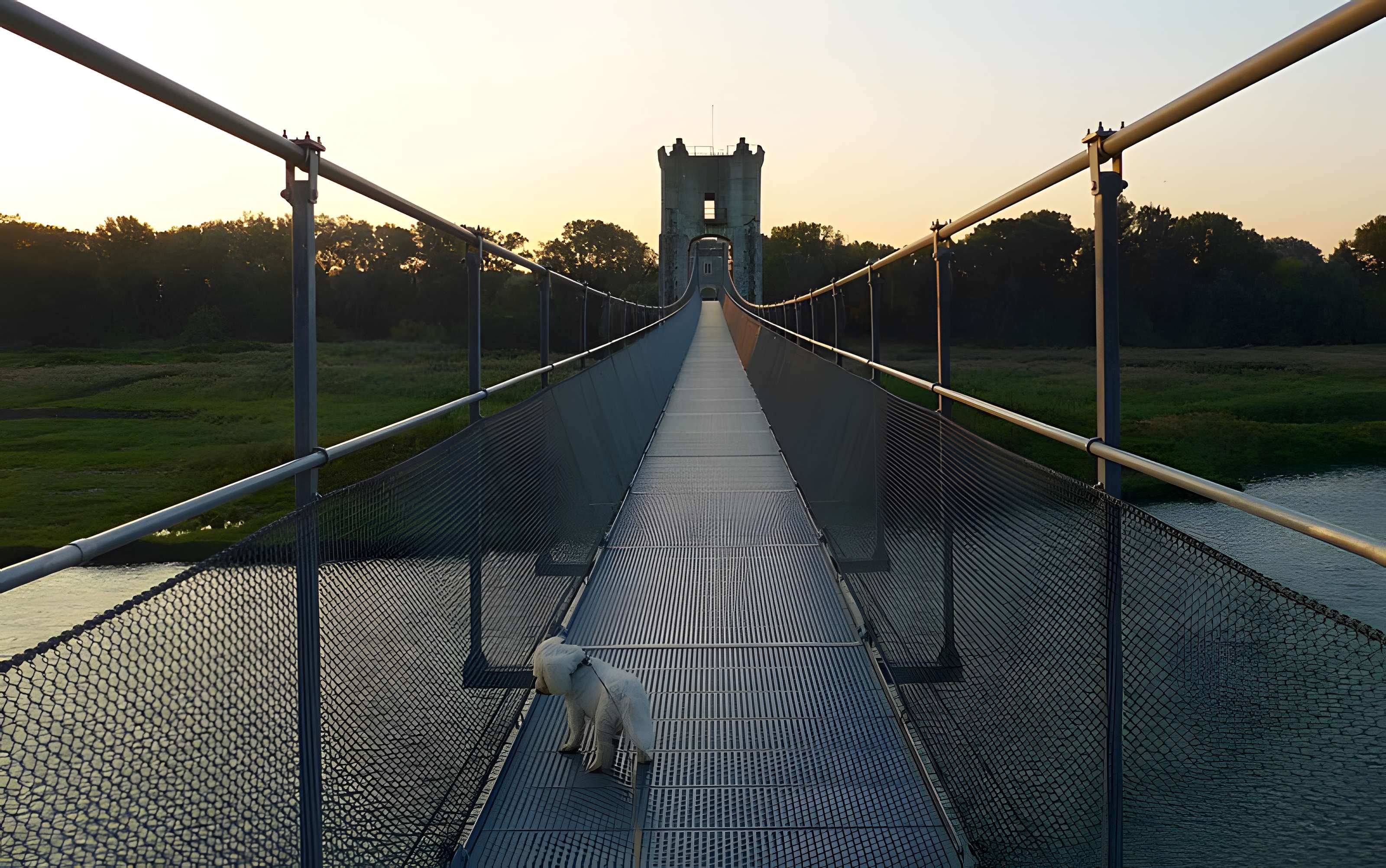Pont sur le Rhône de Rochemaure