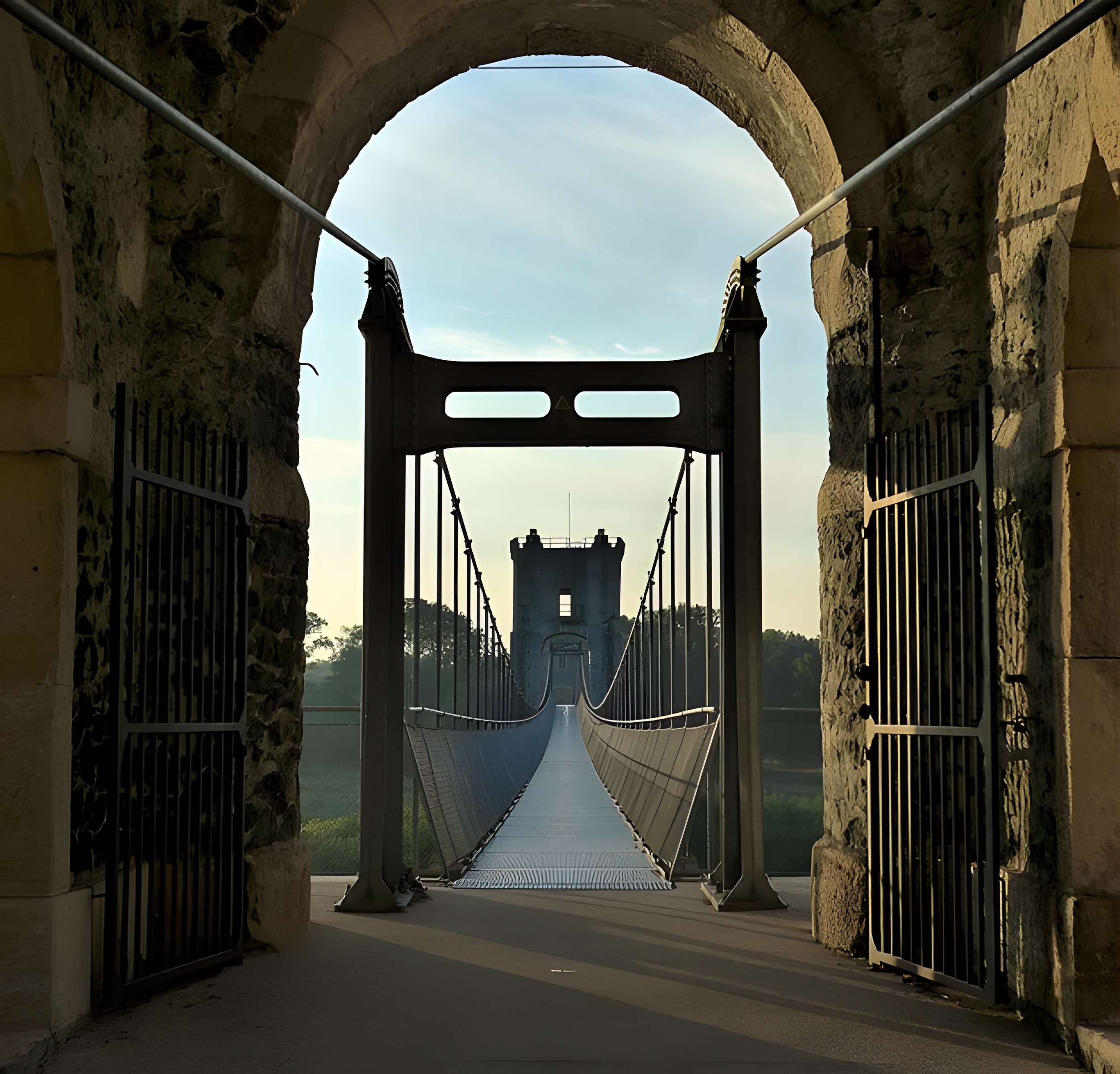 Pont sur le Rhône de Rochemaure