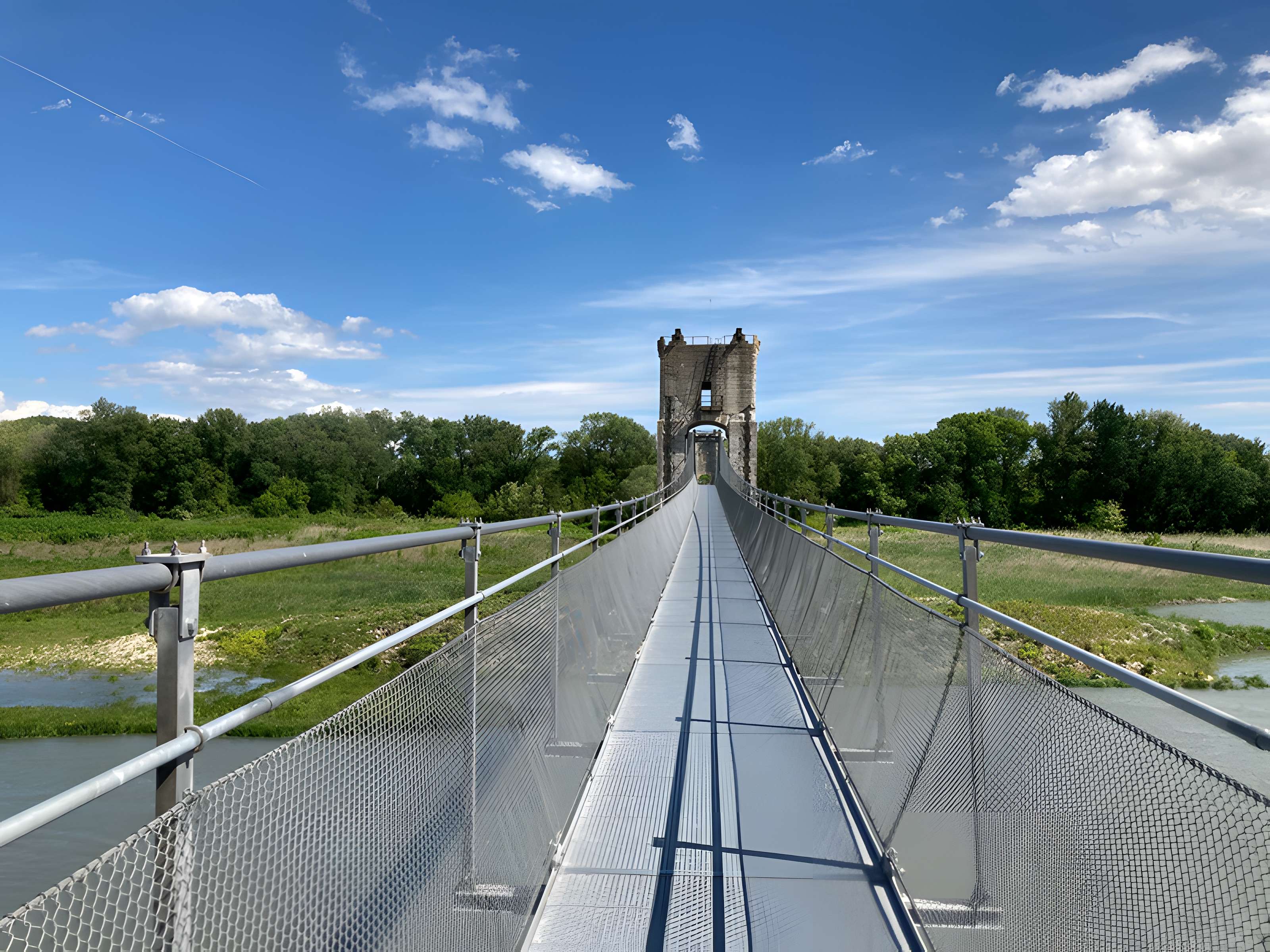 Pont sur le Rhône de Rochemaure