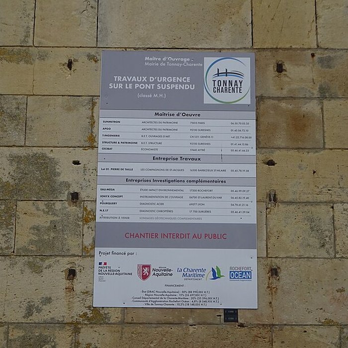 Photo de Pont suspendu de Tonnay-Charente