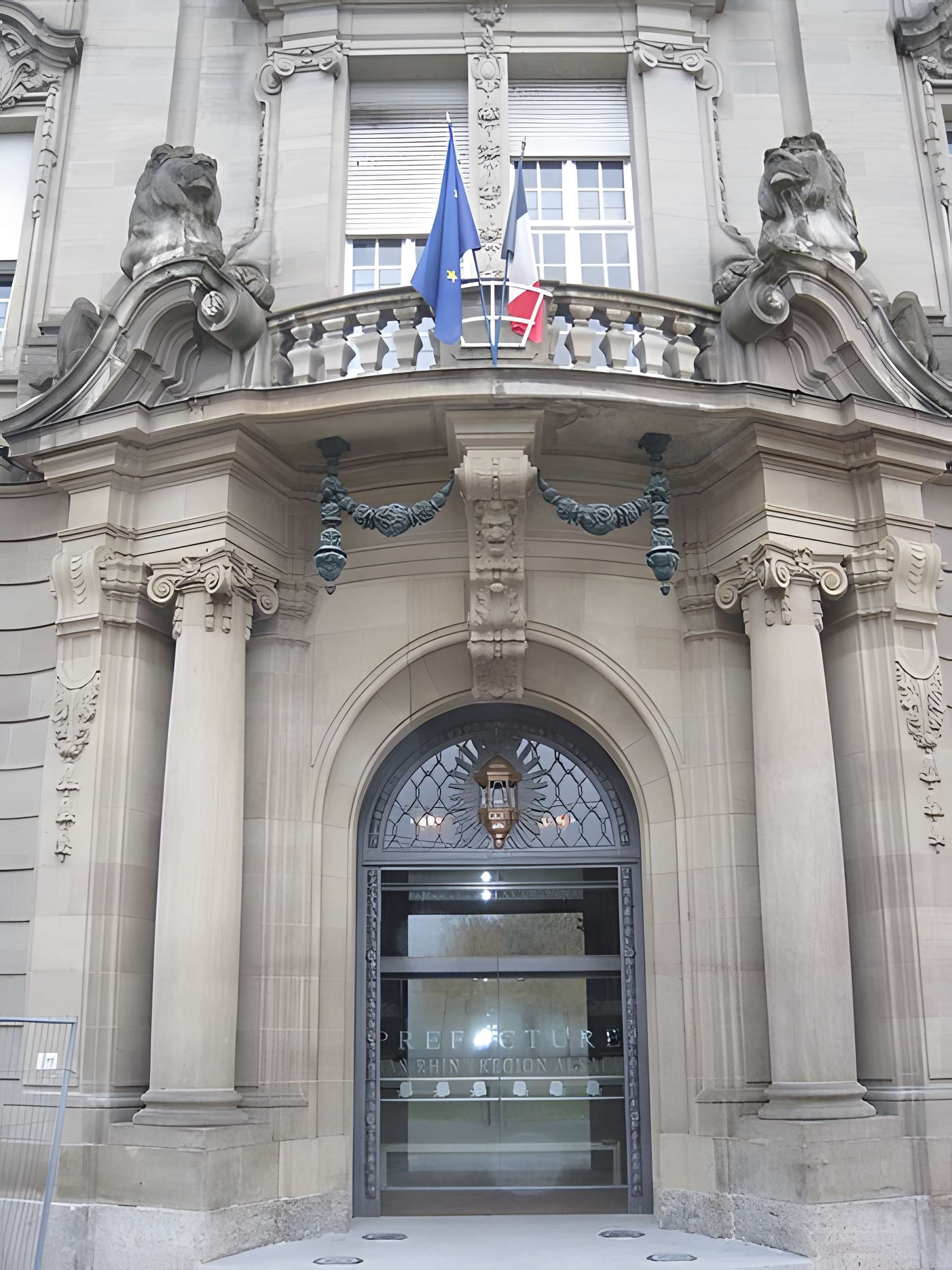 Préfecture administrative d'Alsace et du Bas-Rhin à Strasbourg
