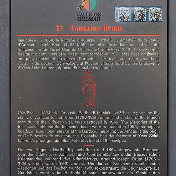 Photo de Statue de lamiral Bruat à Colmar