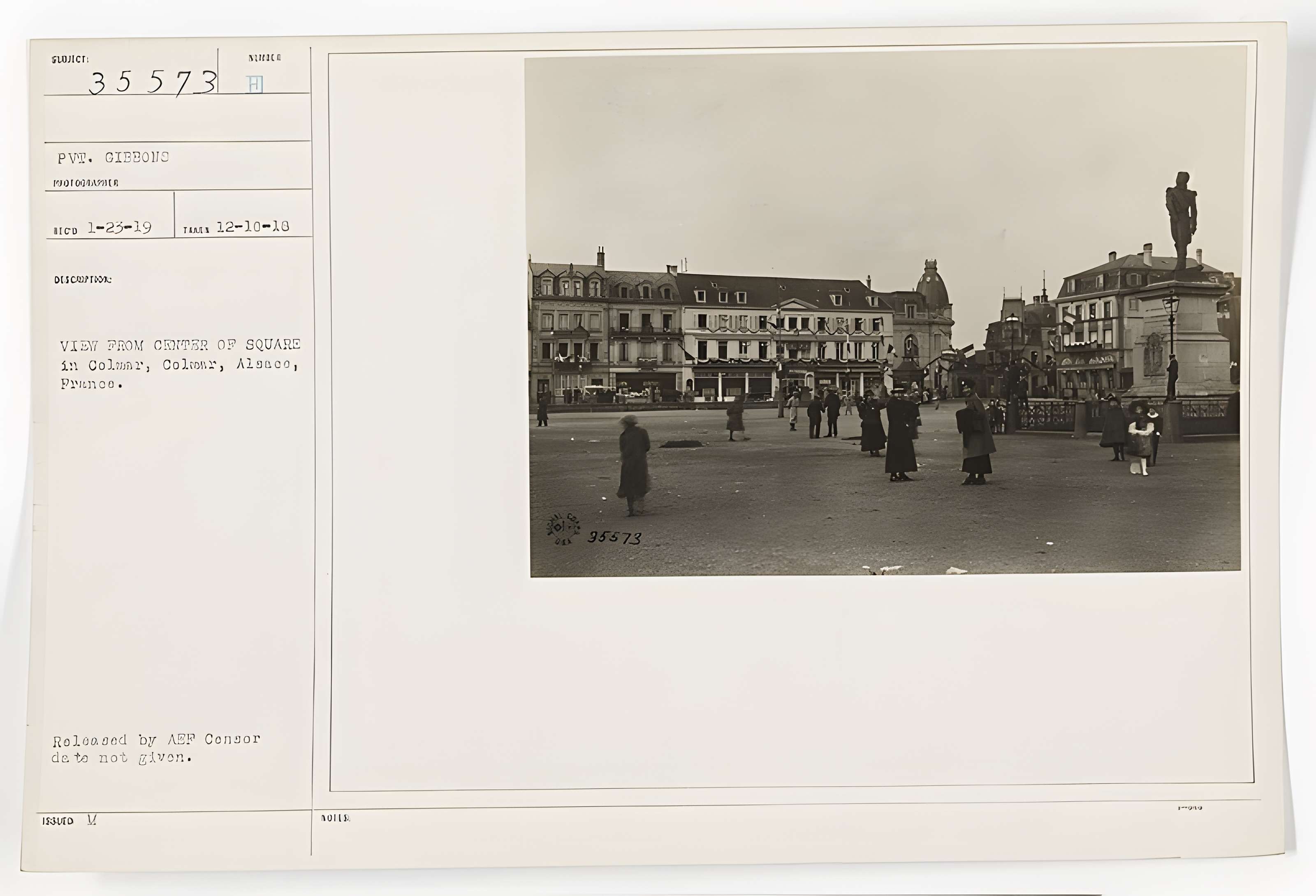 Statue du général Rapp à Colmar