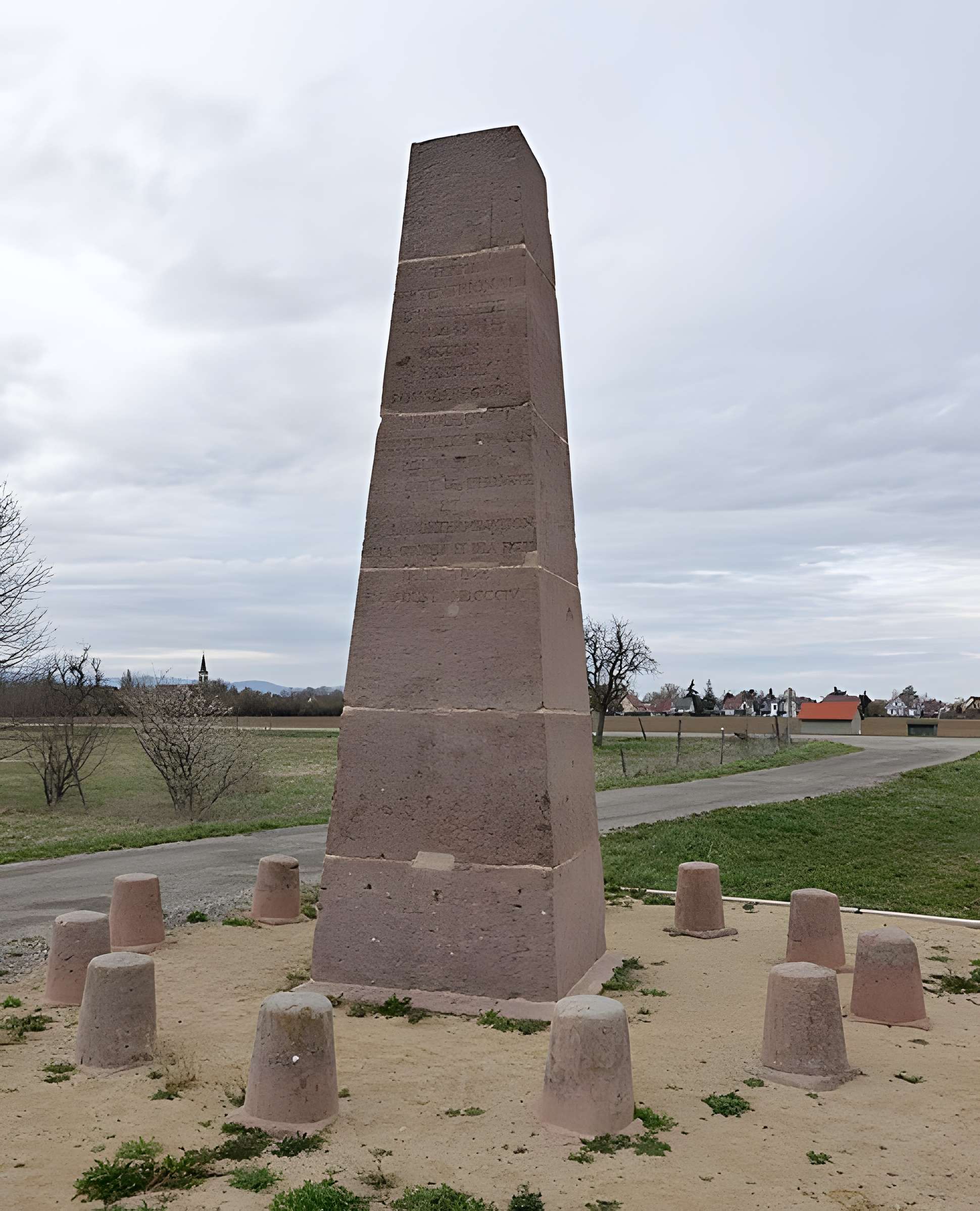 Stèles géodésiques de Oberhergheim