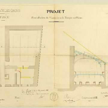 Temple de Diane à Aix-les-Bains