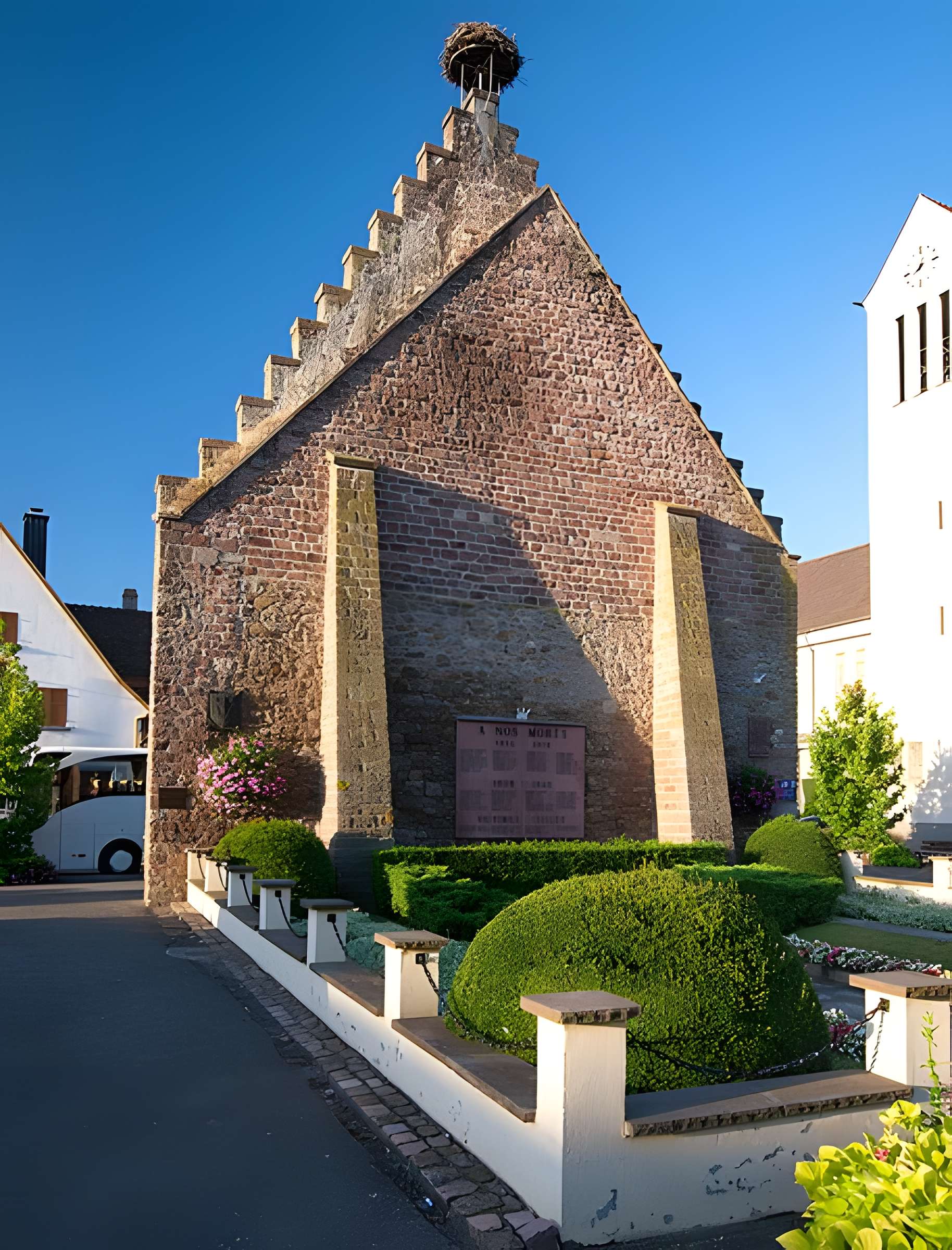 Vestiges du relais de poste à Ostheim