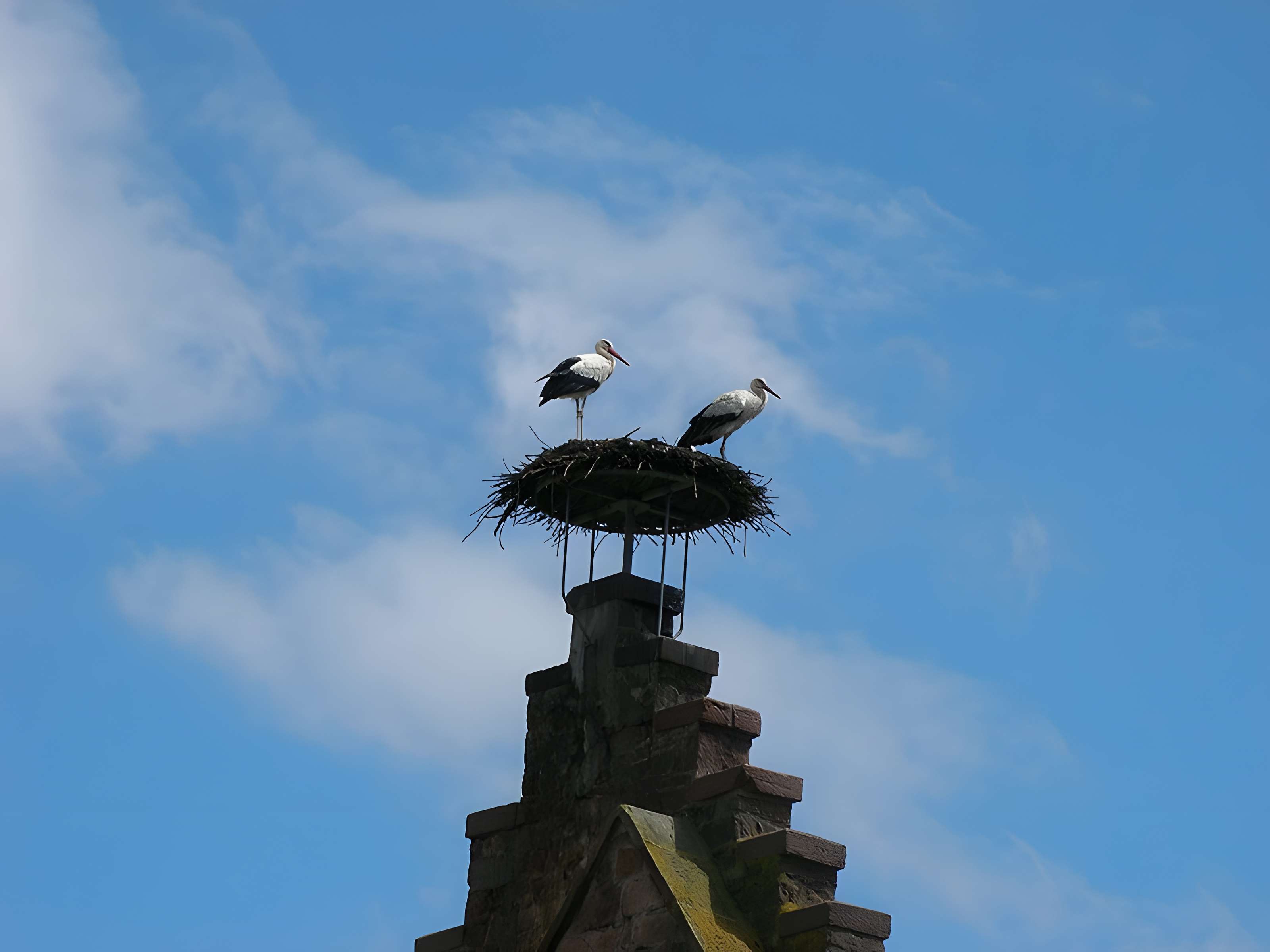Vestiges du relais de poste à Ostheim