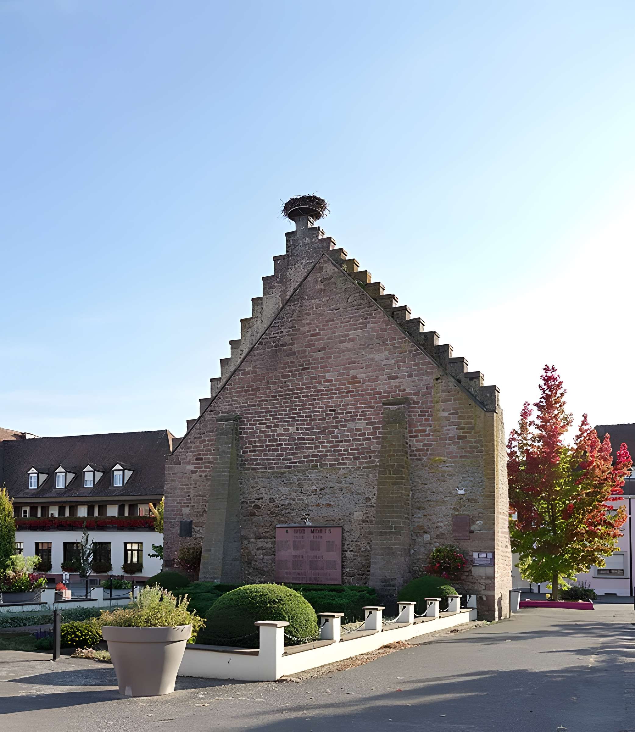 Vestiges du relais de poste à Ostheim