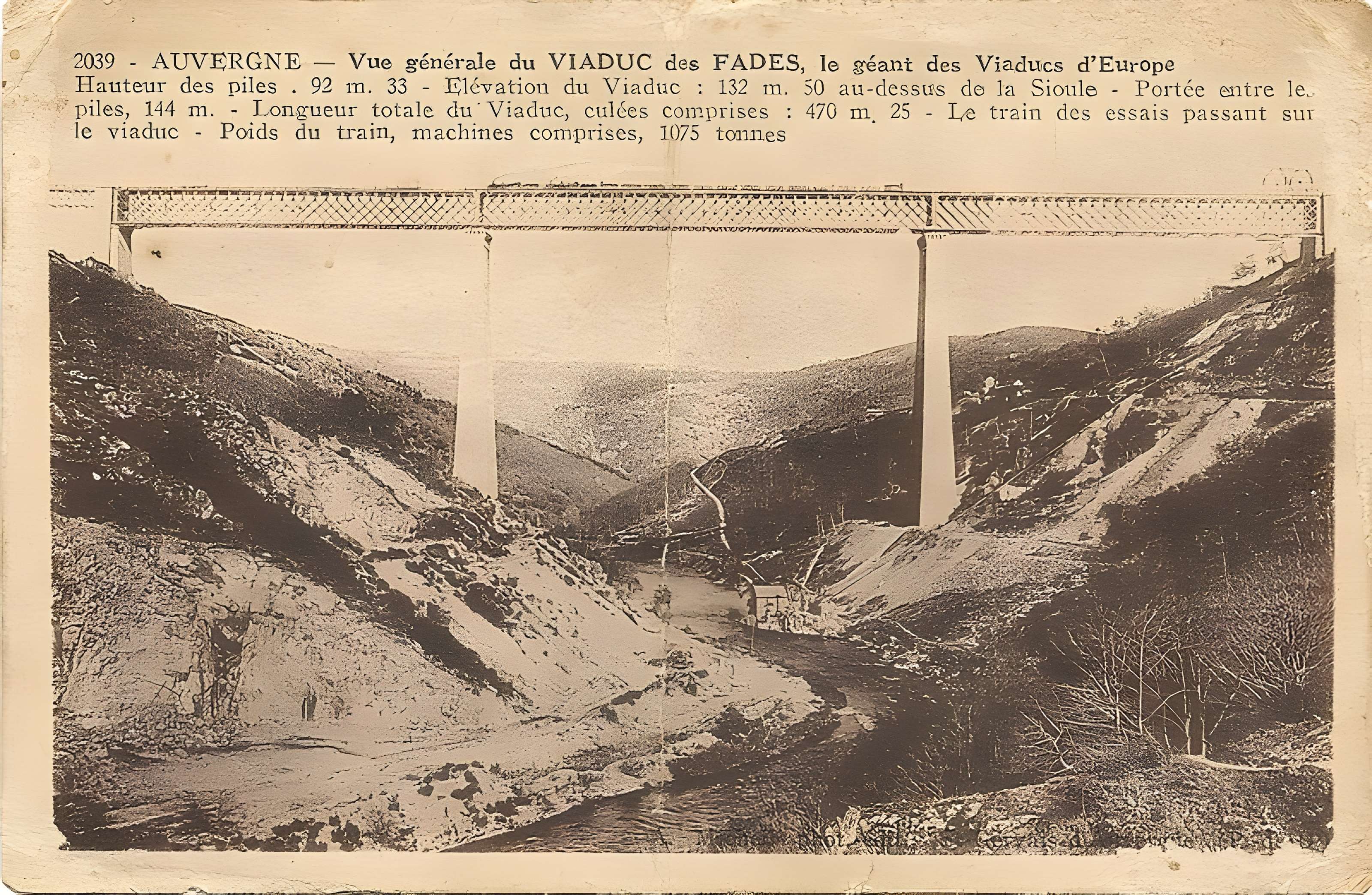 Viaduc des Fades à Sauret-Besserve