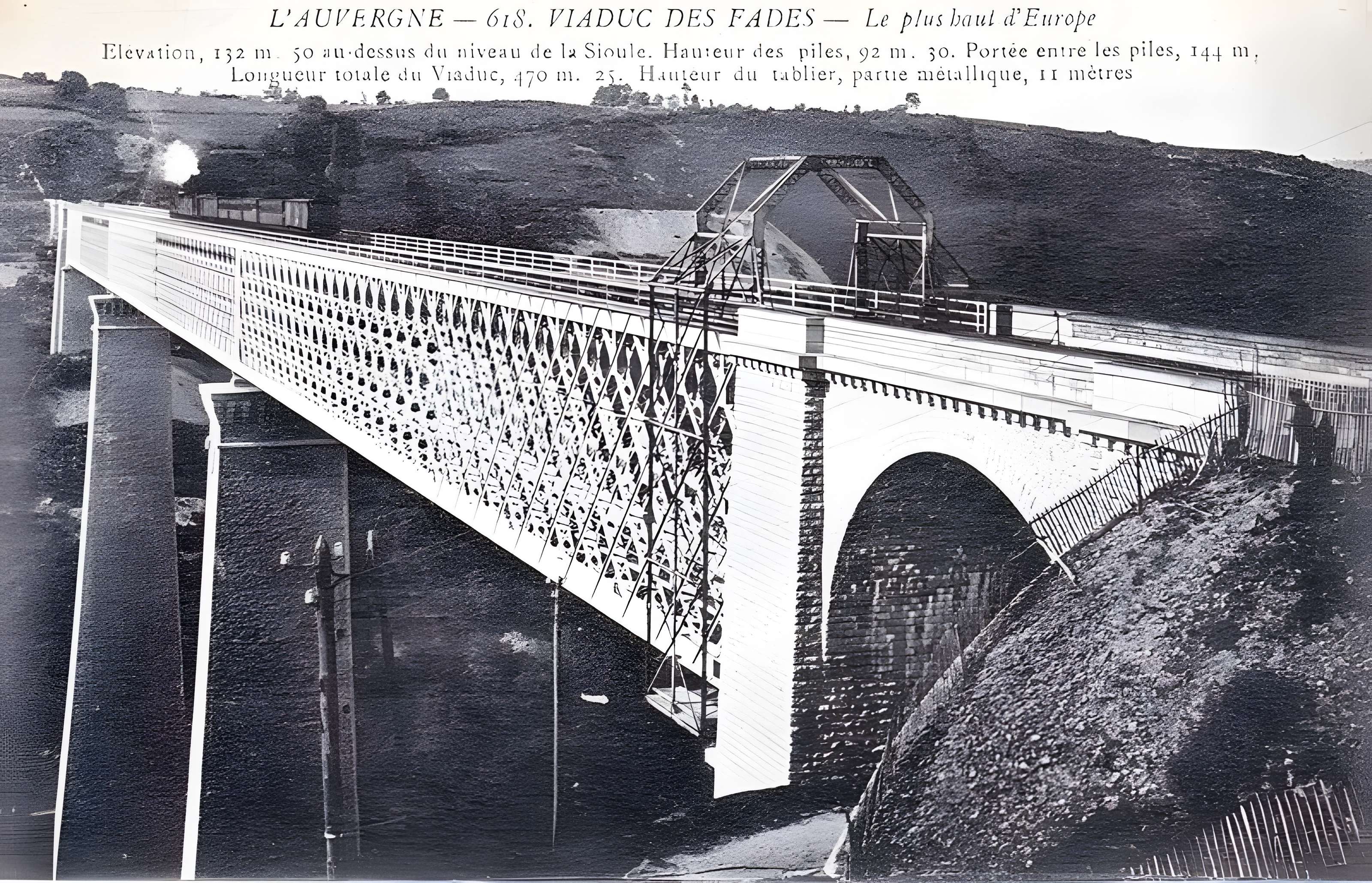Viaduc des Fades à Sauret-Besserve