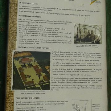 Villa gallo-romaine de la Coue dAuzenat à Brossac