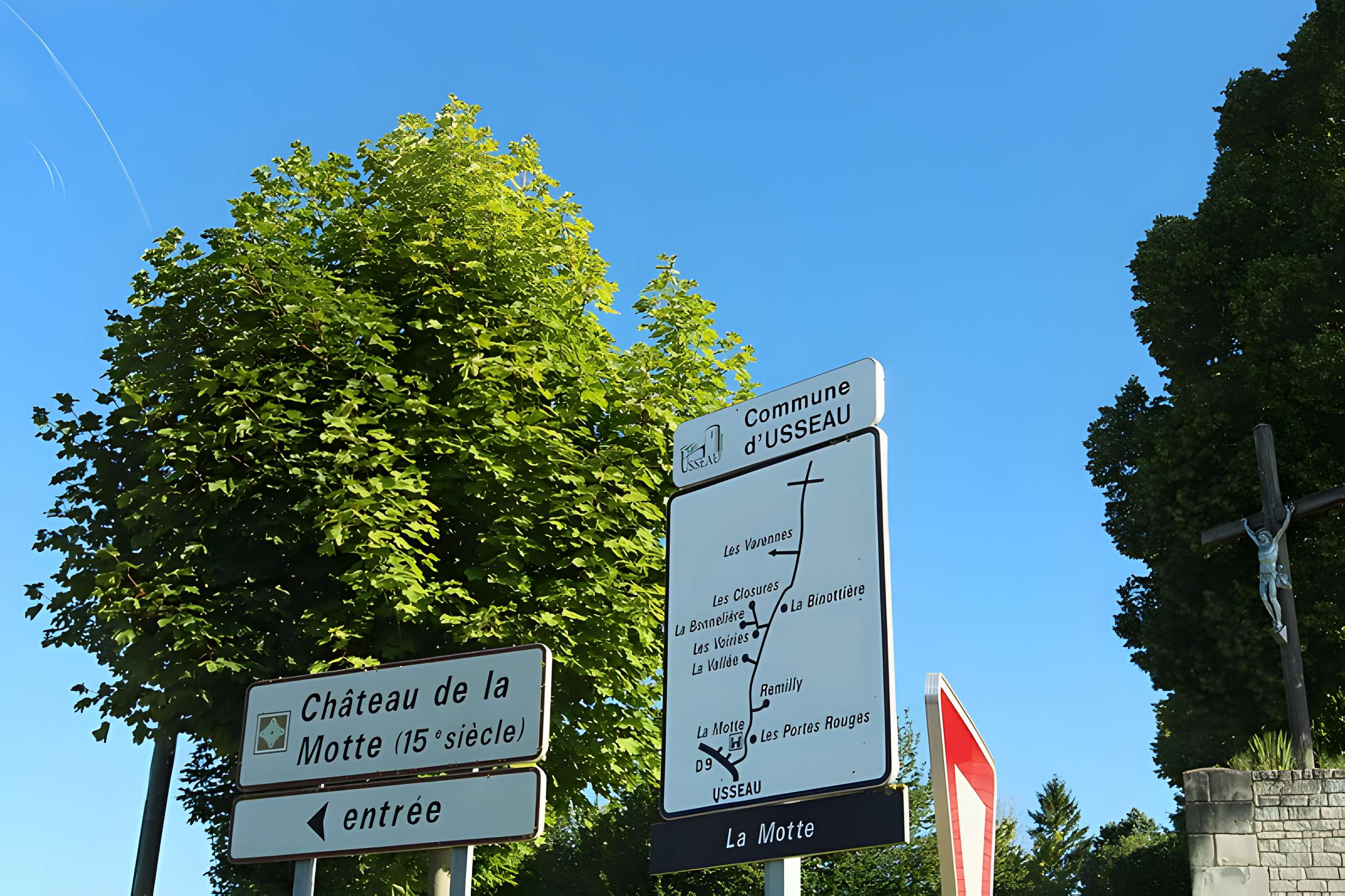 Château de la Motte à Usseau