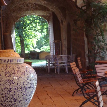 terrasse Château de Salelles