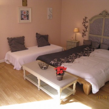 chambre "Mésanges" lit double+lit simple