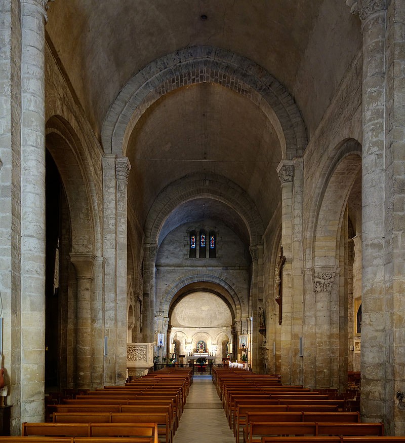 Église Notre-Dame de la Fin-des-Terres de Soulac, départ de la voie de Soulac (photo de Velvet sur Wikipédia)